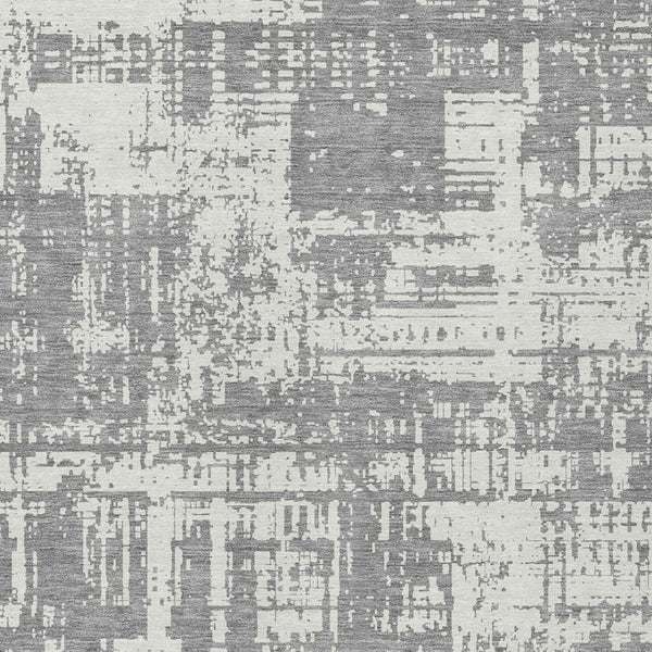 Homeroots 3' Aqua And Ivory Abstract Washable Area Rug For Indoor Outdoor Spaces - Durable And Stylish Design 3' X 5' Polyester 593198