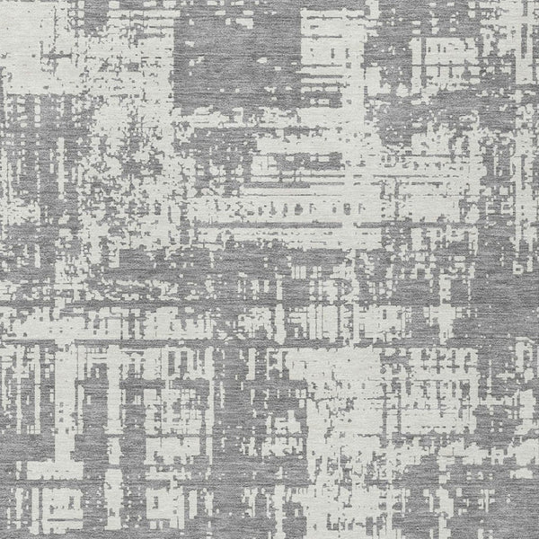 Homeroots 3' Aqua And Ivory Abstract Washable Area Rug For Indoor Outdoor Spaces - Durable And Stylish Design 10' X 14' Polyester 593203