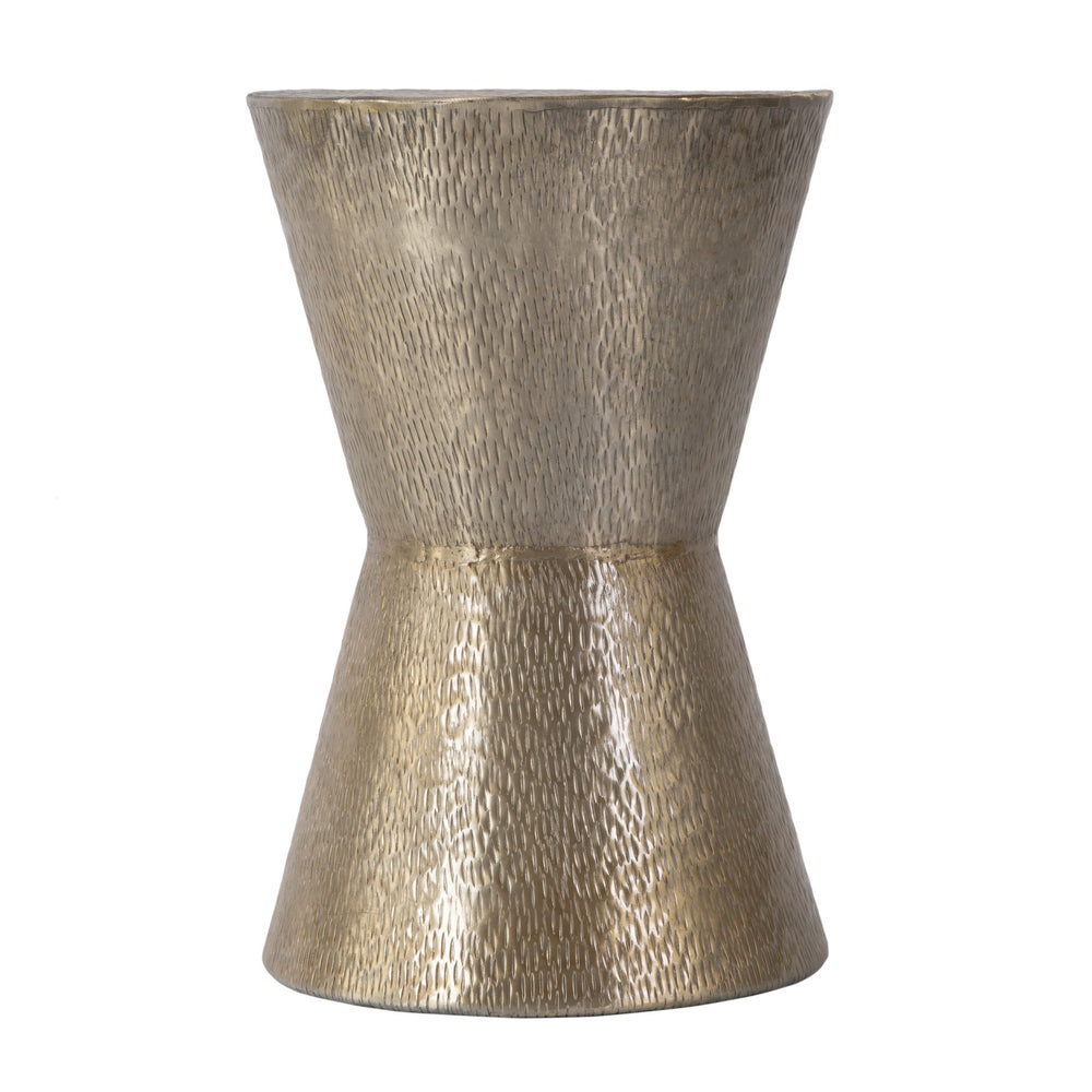 Butler Specialty Butler Isla 12" Round Aluminum End Table - Stylish Cone Design, Polished Finish For Modern Spaces Silver Aluminum 5932226-butler