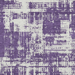 Homeroots 3' Aqua And Ivory Abstract Washable Area Rug For Indoor Outdoor Spaces - Durable And Stylish Design 10' X 14' Polyester 593227