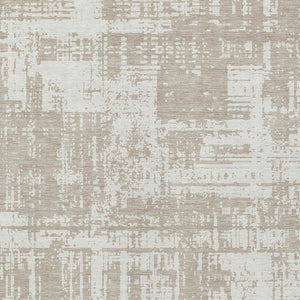 Homeroots 3' Aqua And Ivory Abstract Washable Area Rug For Indoor Outdoor Spaces - Durable And Stylish Design 10' X 14' Polyester 593239