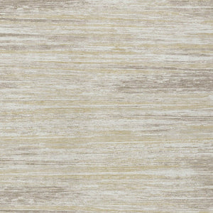 Homeroots 3' Beige Brown Ivory Striped Washable Area Rug - Durable Indoor Outdoor Accent For Any Space 5' X 8' Polyester 593241