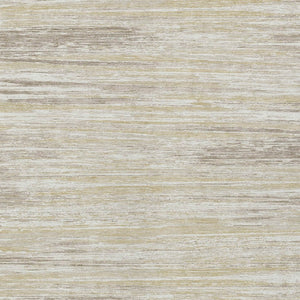 Homeroots 3' Beige Brown Ivory Striped Washable Area Rug - Durable Indoor Outdoor Accent For Any Space 8' X 10' Polyester 593243