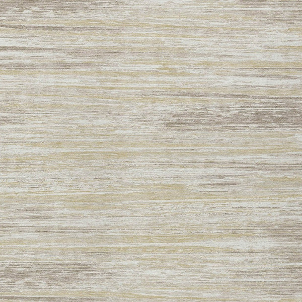 Homeroots 3' Beige Brown Ivory Striped Washable Area Rug - Durable Indoor Outdoor Accent For Any Space 10' X 14' Polyester 593245