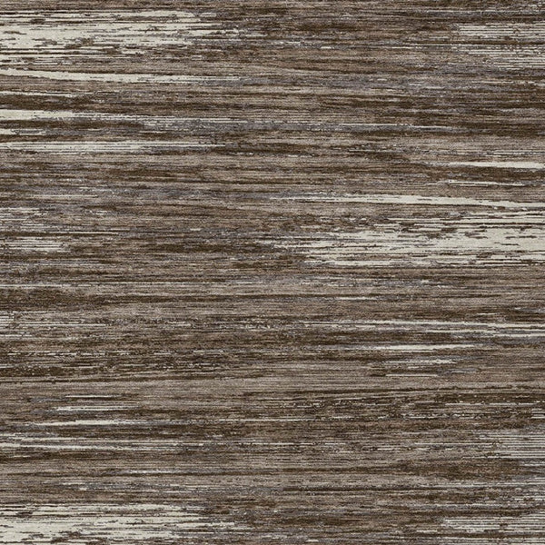 Homeroots 3' Beige Brown Ivory Striped Washable Area Rug - Durable Indoor Outdoor Accent For Any Space 9' X 12' Polyester 593256