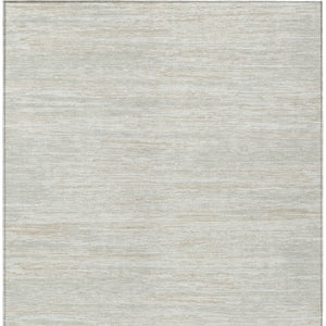 Homeroots 3' Beige Brown Ivory Striped Washable Area Rug - Durable Indoor Outdoor Accent For Any Space 3' X 5' Polyester 593282