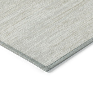 Homeroots 3' Beige Brown Ivory Striped Washable Area Rug - Durable Indoor Outdoor Accent For Any Space 3' X 5' Polyester 593282
