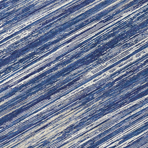 Homeroots 3' Beige Brown Ivory Striped Washable Area Rug - Durable Indoor Outdoor Accent For Any Space 8' Round Polyester 593290