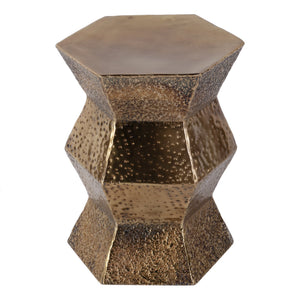 Butler Specialty Company Renzo Modern 16" Stainless Steel End Table For Sophisticated Interiors Copper Stainless Steel 5933085-butler