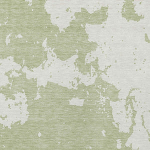 Homeroots 3' Artichoke Green Abstract Washable Indoor Outdoor Area Rug - Stylish, Durable, And Easy To Clean 5' X 8' Polyester 593313