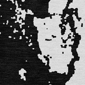 Homeroots 3' Artichoke Green Abstract Washable Indoor Outdoor Area Rug - Stylish, Durable, And Easy To Clean 5' X 8' Polyester 593325