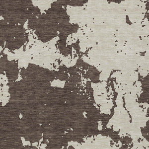 Homeroots 3' Artichoke Green Abstract Washable Indoor Outdoor Area Rug - Stylish, Durable, And Easy To Clean 5' X 8' Polyester 593331