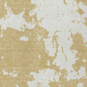 Homeroots 3' Artichoke Green Abstract Washable Indoor Outdoor Area Rug - Stylish, Durable, And Easy To Clean 9' X 12' Polyester 593346