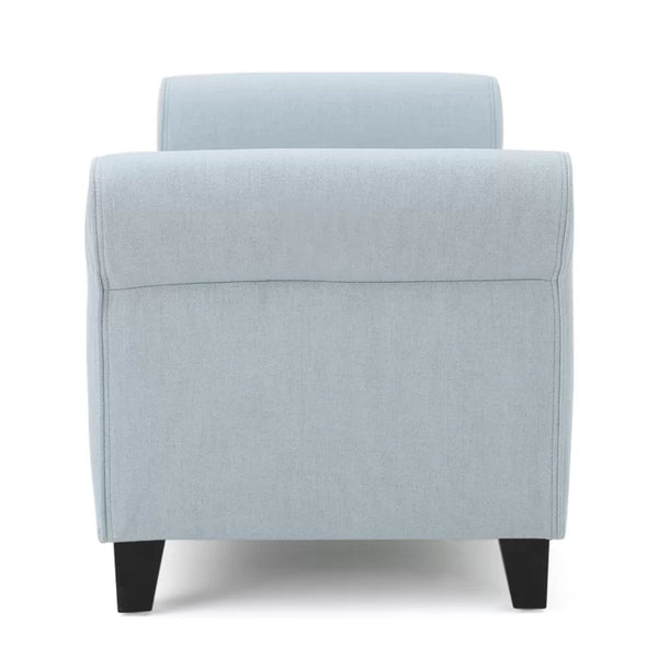 English Elm Ottomans Tufted Storage Bench with Rolled Arms for Living Room or Bedroom Entryway 59335.00LSKY