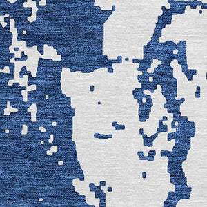 Homeroots 3' Artichoke Green Abstract Washable Indoor Outdoor Area Rug - Stylish, Durable, And Easy To Clean 8' Round Polyester 593362