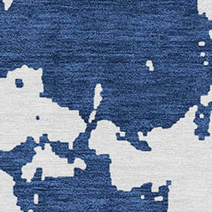 Homeroots 3' Artichoke Green Abstract Washable Indoor Outdoor Area Rug - Stylish, Durable, And Easy To Clean 9' X 12' Polyester 593364