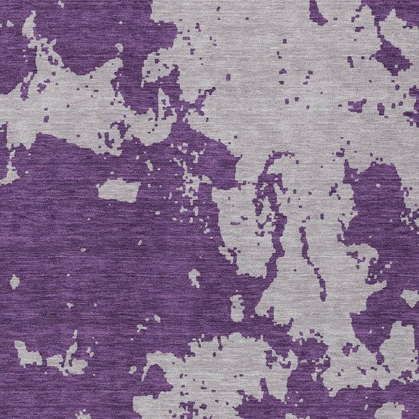 Homeroots 3' Artichoke Green Abstract Washable Indoor Outdoor Area Rug - Stylish, Durable, And Easy To Clean 3' X 5' Polyester 593366