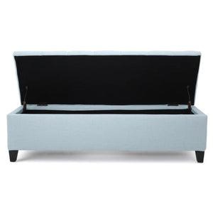 English Elm Glouster Tufted Storage Ottoman Bench with Diamond Stitch Lid for Bedroom or Living Room 59337.00LSKY