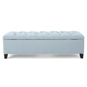 English Elm Glouster Tufted Storage Ottoman Bench with Diamond Stitch Lid for Bedroom or Living Room 59337.00LSKY
