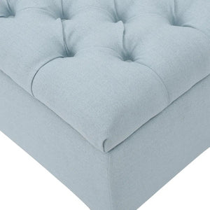 English Elm Glouster Tufted Storage Ottoman Bench with Diamond Stitch Lid for Bedroom or Living Room 59337.00LSKY