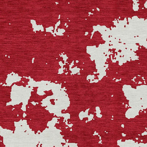 Homeroots 3' Artichoke Green Abstract Washable Indoor Outdoor Area Rug - Stylish, Durable, And Easy To Clean 8' X 10' Polyester 593375