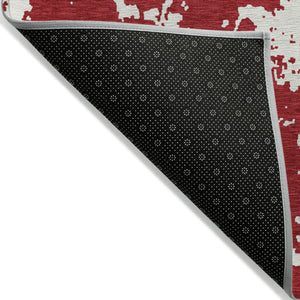 Homeroots 3' Artichoke Green Abstract Washable Indoor Outdoor Area Rug - Stylish, Durable, And Easy To Clean 10' X 14' Polyester 593377