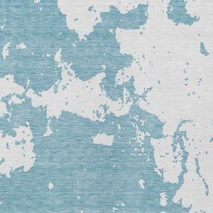 Homeroots 3' Artichoke Green Abstract Washable Indoor Outdoor Area Rug - Stylish, Durable, And Easy To Clean 8' X 10' Polyester 593381