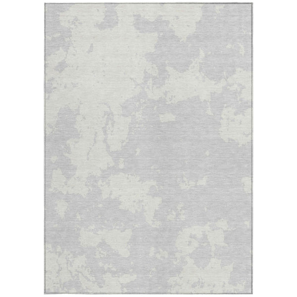 Homeroots 3' Artichoke Green Abstract Washable Indoor Outdoor Area Rug - Stylish, Durable, And Easy To Clean 8' X 10' Polyester 593387