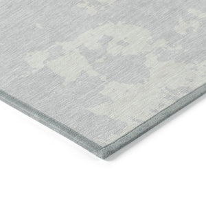 Homeroots 3' Artichoke Green Abstract Washable Indoor Outdoor Area Rug - Stylish, Durable, And Easy To Clean 10' X 14' Polyester 593389