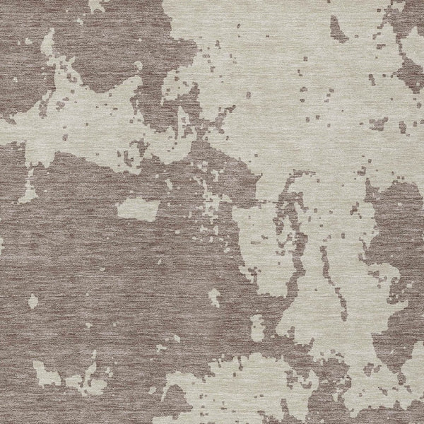 Homeroots 3' Artichoke Green Abstract Washable Indoor Outdoor Area Rug - Stylish, Durable, And Easy To Clean 10' X 14' Polyester 593401