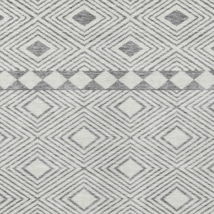 Washable Geometric Polyester Area Rug for Indoor Outdoor Patios Stain Resistant Durable Style