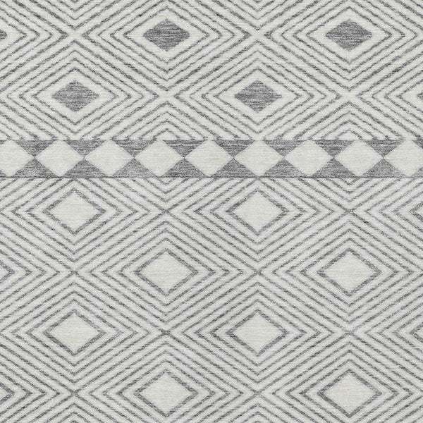 Washable Geometric Polyester Area Rug for Indoor Outdoor Patios Stain Resistant Durable Style