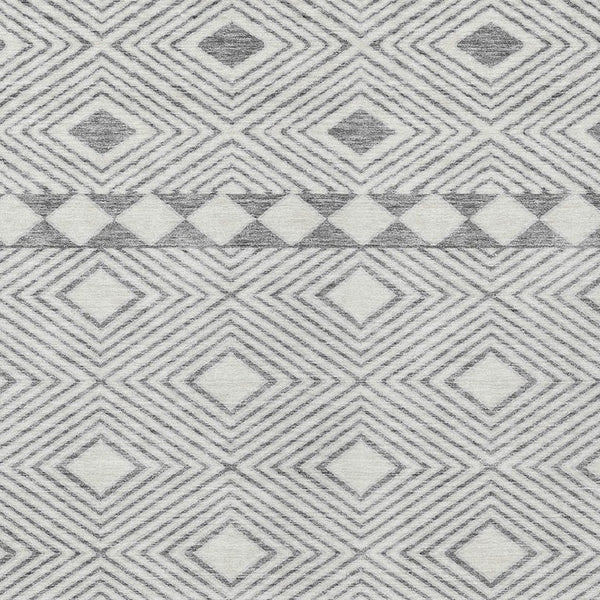 Washable Geometric Polyester Area Rug for Indoor Outdoor Patios Stain Resistant Durable Style