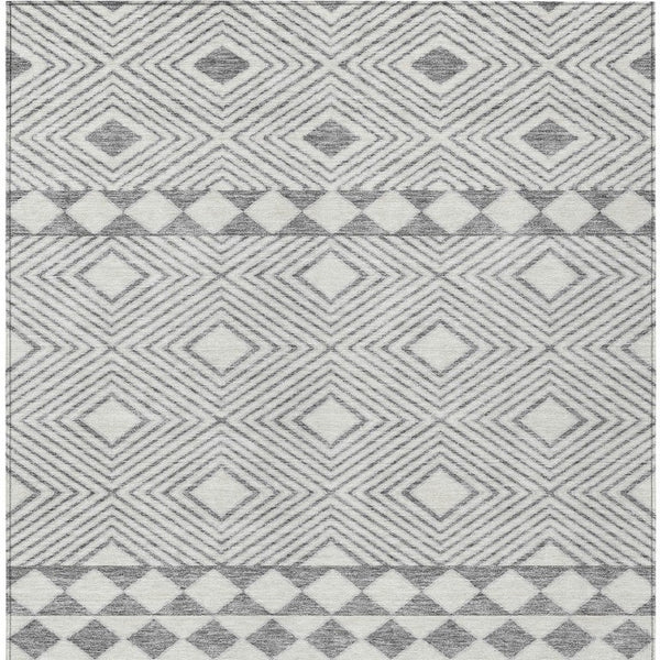 Washable Geometric Polyester Area Rug for Indoor Outdoor Patios Stain Resistant Durable Style