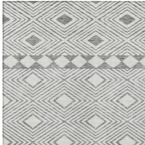 Washable Geometric Polyester Area Rug for Indoor Outdoor Patios Stain Resistant Durable Style