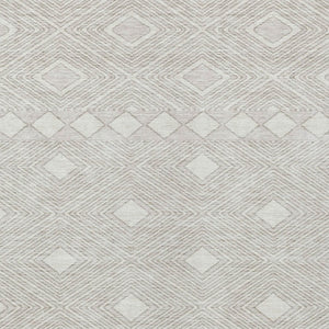 Homeroots 3' Artichoke Green Geometric Indoor Outdoor Area Rug - Durable, Washable, Stylish For Any Space 9' X 12' Polyester 593442