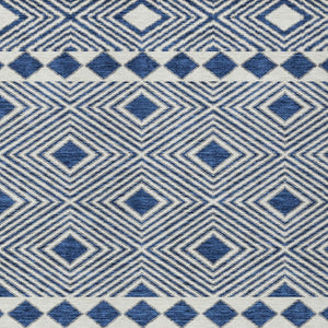 Homeroots 3' Artichoke Green Geometric Indoor Outdoor Area Rug - Durable, Washable, Stylish For Any Space 5' X 8' Polyester 593445