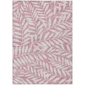 HomeRoots 9' Blush and Ivory Floral Area Rug - Stylish, Washable Design for Indoor and Outdoor Spaces 9' X 12' 593484