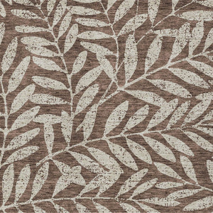 Homeroots 3' Artichoke Green And Ivory Floral Washable Area Rug For Indoor And Outdoor Spaces, Durable Design 9' X 12' Polyester 593490