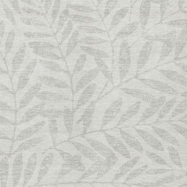 Homeroots 3' Artichoke Green And Ivory Floral Washable Area Rug For Indoor And Outdoor Spaces, Durable Design 3' X 5' Polyester 593510