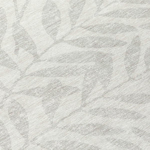 Homeroots 3' Artichoke Green And Ivory Floral Washable Area Rug For Indoor And Outdoor Spaces, Durable Design 8' Round Polyester 593512