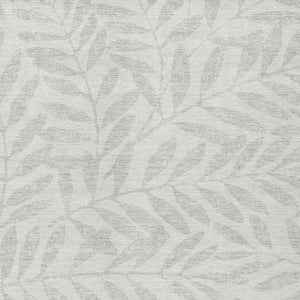 Homeroots 3' Artichoke Green And Ivory Floral Washable Area Rug For Indoor And Outdoor Spaces, Durable Design 9' X 12' Polyester 593514