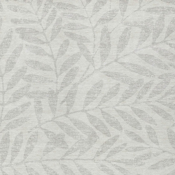 Homeroots 3' Artichoke Green And Ivory Floral Washable Area Rug For Indoor And Outdoor Spaces, Durable Design 9' X 12' Polyester 593514