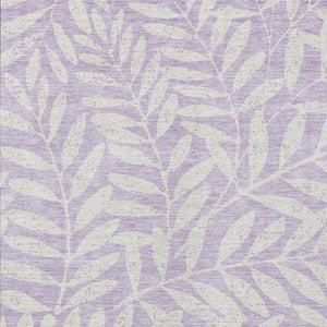 Homeroots 3' Artichoke Green And Ivory Floral Washable Area Rug For Indoor And Outdoor Spaces, Durable Design 5' X 8' Polyester 593517