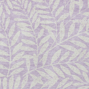 Homeroots 3' Artichoke Green And Ivory Floral Washable Area Rug For Indoor And Outdoor Spaces, Durable Design 9' X 12' Polyester 593520