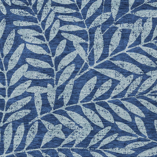 Homeroots 3' Artichoke Green And Ivory Floral Washable Area Rug For Indoor And Outdoor Spaces, Durable Design 8' X 10' Polyester 593525