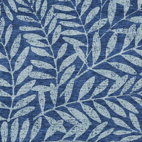 Homeroots 3' Artichoke Green And Ivory Floral Washable Area Rug For Indoor And Outdoor Spaces, Durable Design 9' X 12' Polyester 593526