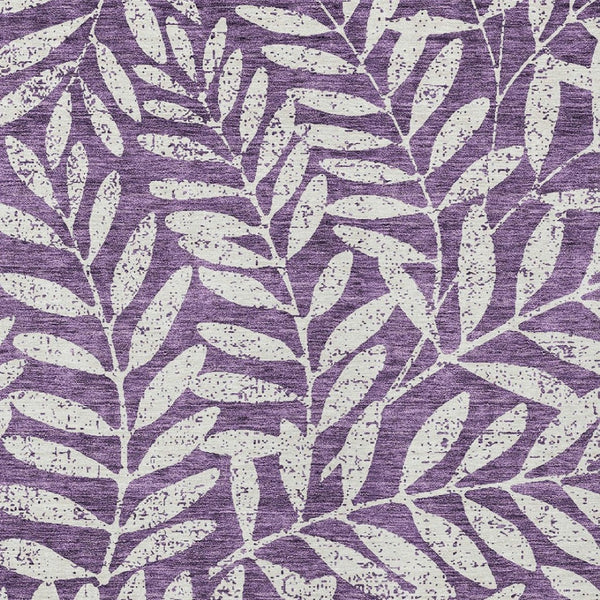 Homeroots 3' Artichoke Green And Ivory Floral Washable Area Rug For Indoor And Outdoor Spaces, Durable Design 3' X 5' Polyester 593534