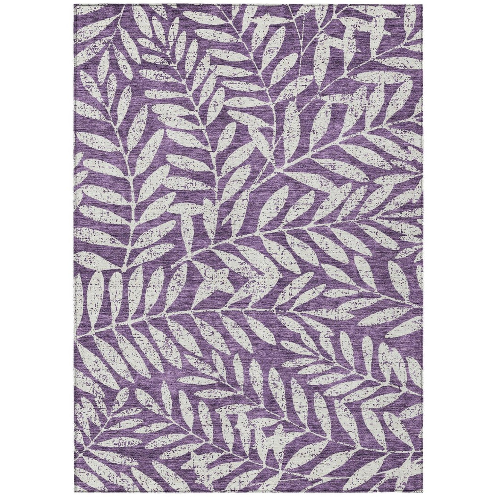 HomeRoots 9' Elegant Floral Washable Indoor Outdoor Area Rug - Durable, Stylish, and Perfect for High-Traffic Spaces 9' X 12' 593538