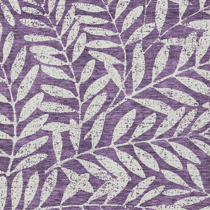 Homeroots 3' Artichoke Green And Ivory Floral Washable Area Rug For Indoor And Outdoor Spaces, Durable Design 9' X 12' Polyester 593538